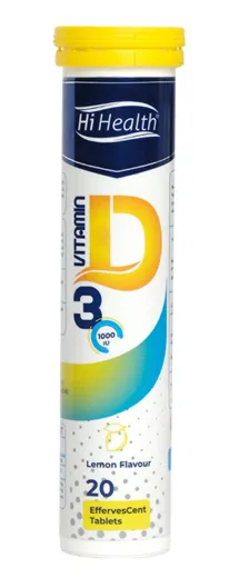 تصویر Vitamin D3 1000 IU Hi Health Effervescent Tablet